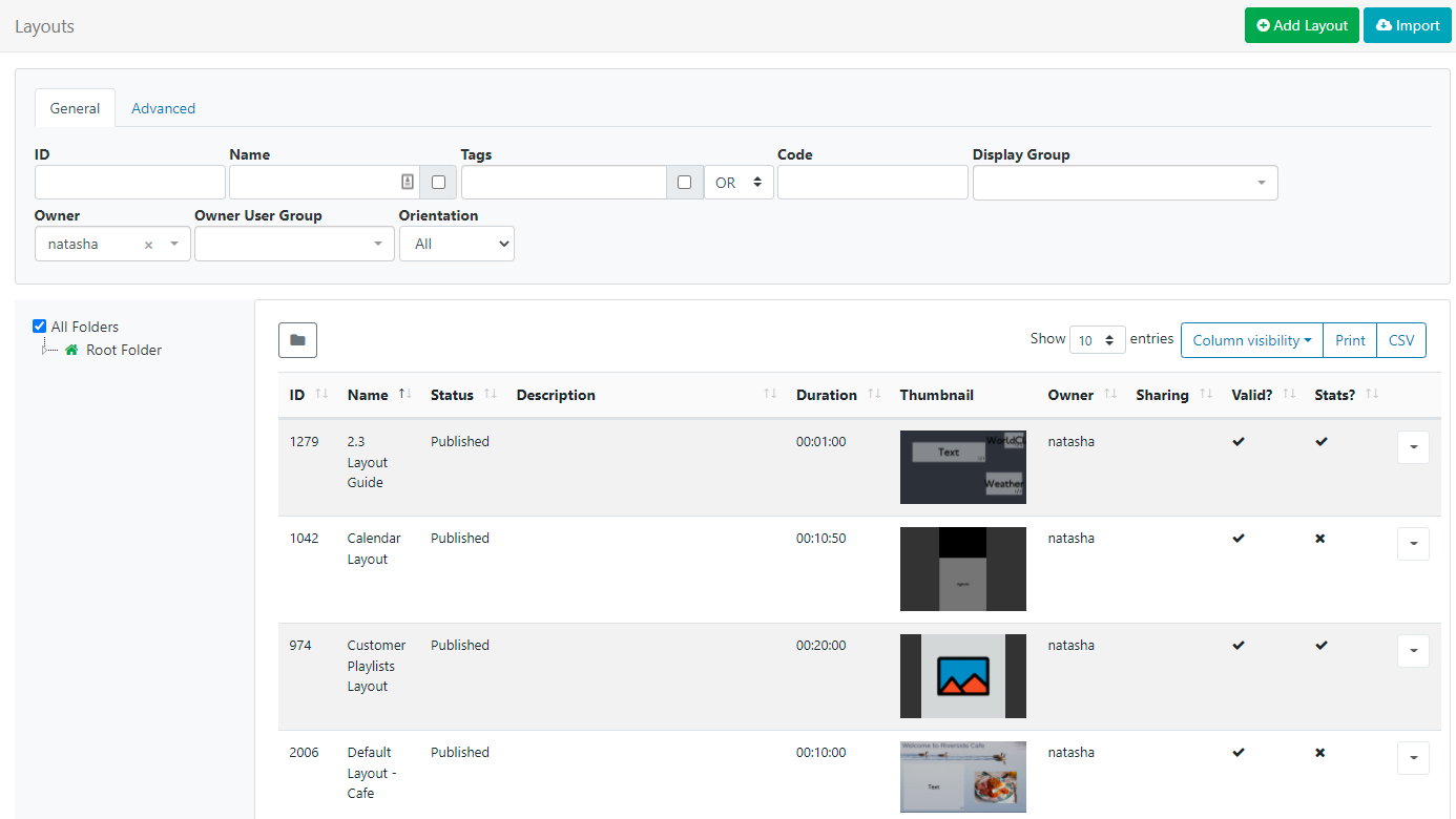 Layout Grid